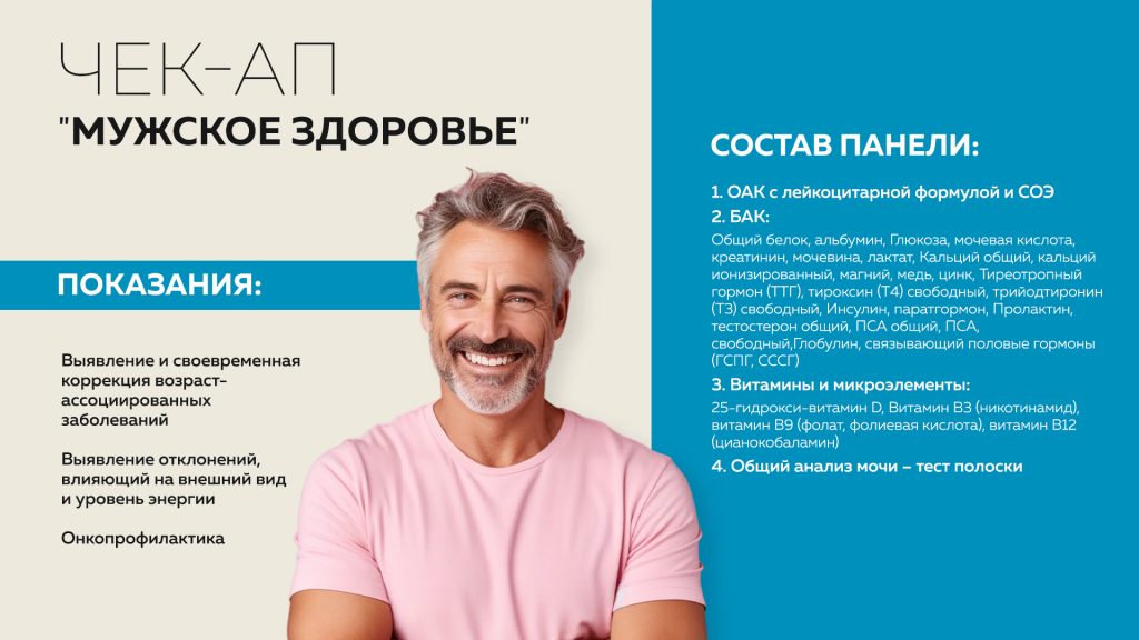 Чек-ап «Мужское здоровье»