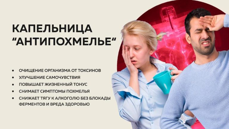 Капельница «Антипохмелье», "После вечеринки"